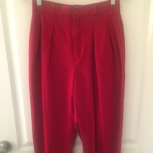 RED TROUSER PANT🌹💋💄👠🍎🍒🌶🍓🍷